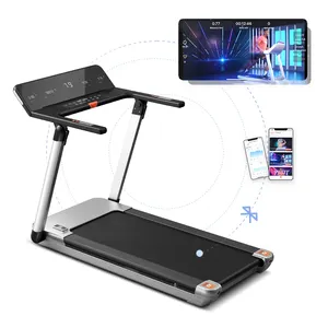Mesin treadmill kebugaran YPOO 2024 dengan aplikasi YPOOFIT treadmill listrik mesin lari murah rumah dengan wifi dan layar sentuh