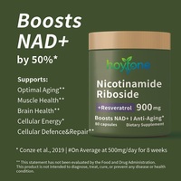 Capsules pour adultes à marque privée OEM : Nicotinamide Riboside, Trans-Resvératrol, Quercétine pour la vitalité cellulaire et le soutien mitochondriel