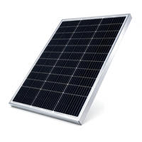 Panneau solaire bifacial tout noir 200W 300W, type N, double vitrage, mono, module solaire photovoltaïque, panneau solaire entièrement noir pour toit de maison