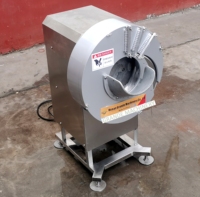 Industriële fruitversnipperaar en -snijmachine voor papaja, wortel, gember, wortelgroenten, lotus, en de behoeften van bakkers; kerncomponent: motor