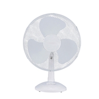 Ventilateur de table en plastique de 12 pouces, silencieux, pour usage domestique, application hôtelière, puissance électrique 50 W, personnalisation