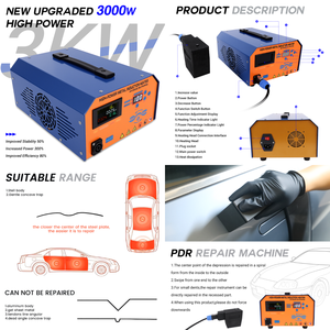 Kit di Riparazione <span class=keywords><strong>Ammaccature</strong></span> <span class=keywords><strong>Auto</strong></span> Podofo Versione Aggiornata, Riscaldatore a Induzione 3000W, Strumento PDR, Rimozione <span class=keywords><strong>Ammaccature</strong></span>, Riparazione Danni da <span class=keywords><strong>Grandine</strong></span> OEM - Product Image 2