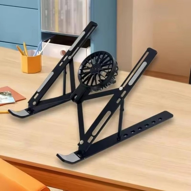 18 Inch Magnetic Multifunction Foldable Laptop Stand Cooling Fan Aluminum Alloy Notebook Phone Tablet PC Holder Desk Bracket