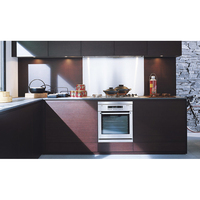 Armoires de cuisine modulaires en acier économiques à grande capacité pour usage domestique, dernier design