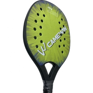 OEM fondi di vendita calda 2 pz racchetta da Tennis da spiaggia telaio in plastica viso morbido EVA con coperchio e palla protettiva - Product Image 5