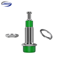 JZDZ 2mm Bornier de panneau femelle allongé en alliage, connecteur jack banane J.40006