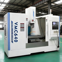Nouvelle petite fraiseuse verticale CNC VMC640 Centre d'usinage avec broche unique Prix compétitif Système de contrôle GSK