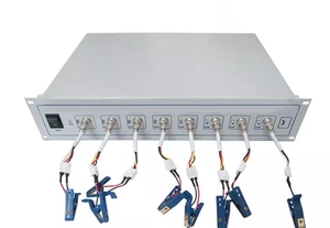 เครื่องทดสอบแบตเตอรี่ 8 ช่อง 5V1mA 10mA 20mA 30mA 50mA สำหรับทดสอบความจุของแบตเตอรี่แบบเหรียญ - Product Image 6