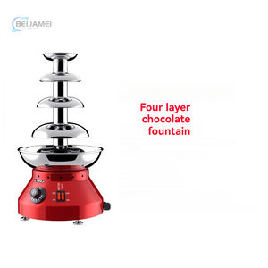 <span class=keywords><strong>Fontaine</strong></span> à chocolat commerciale à 4 et 5 niveaux, en acier inoxydable, pour buffet, fête, mariage, table de desserts - Product Image 1