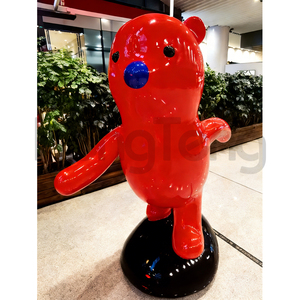 Factory Supply High Quality Custom Size 2m 5m Modern Fiberglass <strong>Bear</strong> Cartoon <strong>Bear</strong> <strong>Statue</strong> Sculpture Outdoor Fiberglass Sculpture - Product Image 6