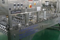Machine de remplissage et de scellage automatique pneumatique pour boissons, gelée, yaourt, sauce, lait, eau