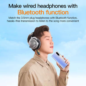 Y6 2 en 1 para <span class=keywords><strong>Bluetooth</strong></span> 5,4 transmisor <span class=keywords><strong>receptor</strong></span> 3,5mm Jack <span class=keywords><strong>auxiliar</strong></span> coche Kit en vuelo transmisor inalámbrico <span class=keywords><strong>receptor</strong></span> adaptador - Product Image 4