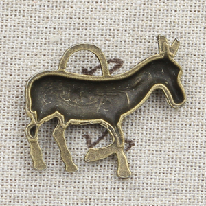 Charms Esel Burro Neddy <span class=keywords><strong>Jackass</strong></span> 33x30mm Antik Silberfarben Anhänger für DIY Handgemachte Tibetische Schmuckherstellung - Product Image 6
