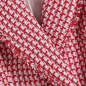 Giacca Casual da <span class=keywords><strong>donna</strong></span> <span class=keywords><strong>in</strong></span> <span class=keywords><strong>Tweed</strong></span> doppiopetto manica lunga da <span class=keywords><strong>donna</strong></span> - Product Image 6