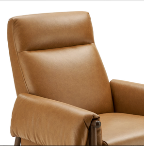 Fauteuil de salon de style avant-gardiste français fauteuil en cuir de luxe <span class=keywords><strong>chaise</strong></span> <span class=keywords><strong>longue</strong></span> en bois massif fabriquée à la main - Product Image 4