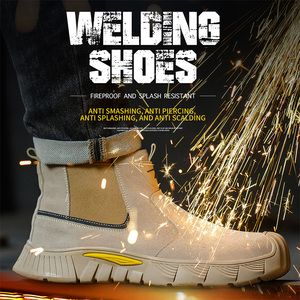 Zapatos de Seguridad para Soldadura para Hombre, Botas de Seguridad Antideslizantes con Puntera de Acero, Antiaplastamiento, Antipinchazos, Resistentes al Desgaste - Product Image 3
