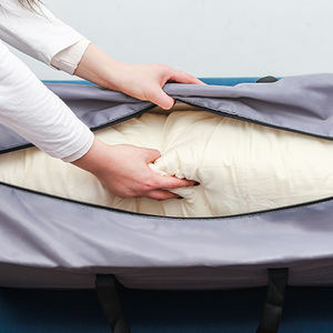 WS449 sac de rangement de vêtements Portable solide Oxford sac mobile étanche à l'humidité sac à bagages de dortoir de grande capacité vente en gros - Product Image 5