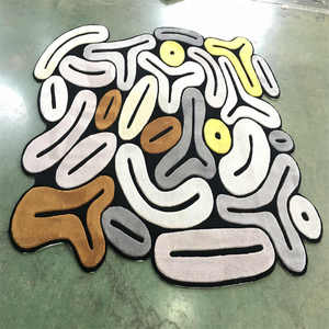 Juegos de alfombras con mechones a mano de diseño personalizado novedoso para el hogar, dormitorio para niños, sala de estar, diseño encantador para niños y niñas, corredor de dormitorio - Product Image 1