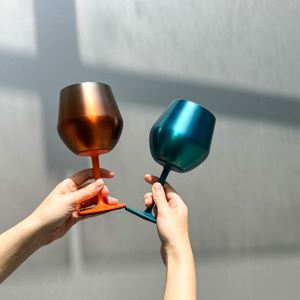 Nuovo Arrivo 2026: Bicchiere Refrigerante in Acciaio Inossidabile 304 con Parti in Plastica Rimovibili, Bicchiere Alto da Bar di Qualità Premium, Bicchiere da Vino Rosso - Product Image 2