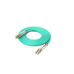 LC/SC/FC/ST OM3 Optical Fiber Cable Multi Mode 2 Core Patch Cord PVC 50/125 Patch Cord