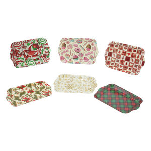 Vassoio Natalizio Assortito in Melamina 22x14.5cm - Product Image 1