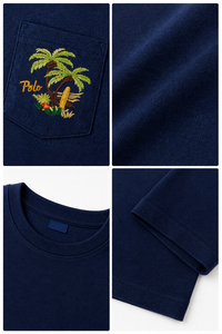 Camiseta <span class=keywords><strong>Chicco</strong></span> Vintage de Algodón, Cuello Redondo, Manga Corta, Lisa, para Niños y Adolescentes Unisex (Paquete de <span class=keywords><strong>1</strong></span>) - Product Image 3