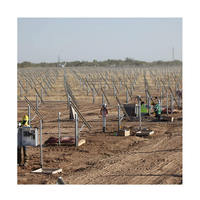 Système de structure de montage au sol pour panneaux solaires photovoltaïques universels standardisés, cadre solaire pour projets solaires distribués en zone rurale