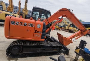 Máquina barata china, excavadora usada japonesa Hitachi Zaxis 70, miniexcavadora Hitachi Zx70 de 7 toneladas usada en Japón en stock - Product Image 3