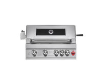 Ensemble de barbecue d'extérieur au gaz, design moderne intégré, 5 brûleurs en acier inoxydable