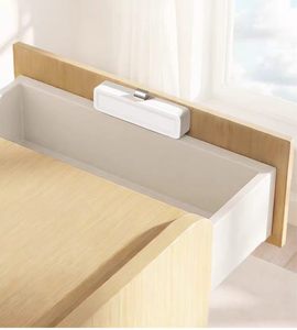Serrure de meuble intelligente invisible TTLock, serrure électronique sans clé pour tiroir, déverrouillage par application ou carte pour armoire, placard, meuble - Product Image 6