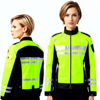 Chemise de travail à manches courtes haute visibilité fluorescente respirante pour homme avec logo personnalisé, doublure en coton amovible, manteau de travail chaud pour l'hiver