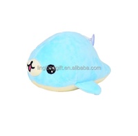 OEM peluche lion de mer enfants Sooth jouet bleu brodé polyester rempli d'otarie LOGO imprimable personnalisé mascotte en peluche d'entreprise