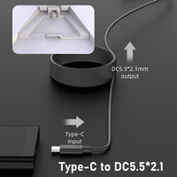 10 metros 20V 100W USB tipo C a DC 5521 extensión de carga de energía PD Cable disparador para Starlink Mini reemplazo