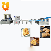 Machine automatique de fabrication de pâtisserie feuilletée en forme de papillon, ligne de production de biscuits Palmier