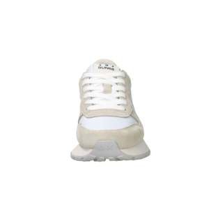 Baskets Sun68 Donna blanches, talon de 3,5 cm, tailles 36, 37, 38, 39, 40, 41, 42, chaussures tendance en toile - Product Image 2