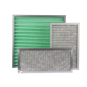 OEM Customized Size Pre Reusable Aluminum Foil Washable Plane air filter metal filter