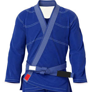 ชุดยูนิฟอร์มฝึกซ้อม BJJ ผ้าเนื้อนุ่ม ระบายอากาศได้ดี สำหรับผู้ใหญ่ น้ำหนักเบา ผลิตจากผ้าฝ้าย 100% ขายดี เหมาะสำหรับใส่ในฤดูหนาว แบบสวมด้านหน้า - Product Image 4
