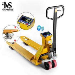 Электронные весы-транспортировщик для поддонов 1.5-3 тонны, ручной электрический гидравлический подъемник с весами 3000 кг (2 тонны) - Product Image 1