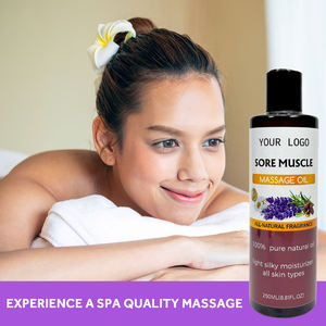 פרטי תווית גוף טבעי עיסוי שמן אתרי לחות להירגע שמן אנטי אייג 'ינג החלקה כאבי שרירים עיסוי שמן כאב - Product Image 3