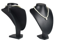 2026 En gros Présentoir buste mannequin léger en panneau de densité et flanelle pour bijoux, colliers, pendentifs et chaînes, options multi-hauteurs