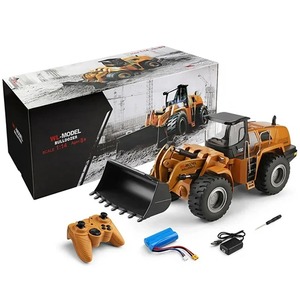 1/14 Scale 2.4G 4WD Alloy Metal RC Loader and Bulldozer-Véhicules <span class=keywords><strong>de</strong></span> construction miniatures <span class=keywords><strong>de</strong></span> haute qualité - Product Image 6