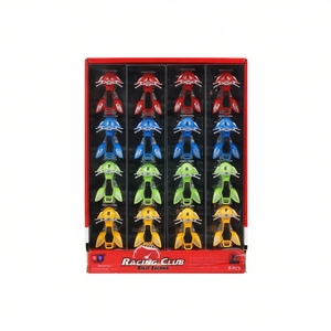 Juego de 4 coches RC de juguete con ruedas libres de cuatro tubos y 8 piezas de repuesto para carreras de segundos. - Product Image 2