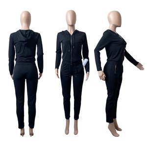 Ultimo Design Conyson: Nuovo Completo Due Pezzi da <span class=keywords><strong>Donna</strong></span>, <span class=keywords><strong>Abbigliamento</strong></span> <span class=keywords><strong>Casual</strong></span> Femminile con Logo Personalizzato, Set Autunno-Inverno - Product Image 5