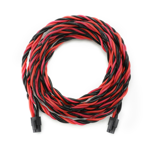 定制线束电缆组件2*4针外壳连接器，带双绞线 - Product Image 1