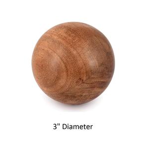 Sfere Decorative <span class=keywords><strong>in</strong></span> <span class=keywords><strong>Legno</strong></span> di Acacia, Palline Rotonde <span class=keywords><strong>in</strong></span> <span class=keywords><strong>Legno</strong></span> Naturale Non Trattato per Fai da Te, Arti e Mestieri - Product Image 3