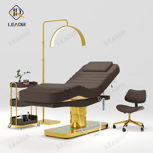 ชุดเตียงนวดหนังไฮดรอลิกไฟฟ้าสำหรับสปาเสริมความงาม  แบบขายส่ง OEM ODM พร้อมไฟ LED สำหรับร้านเสริมสวย - Product Image 5