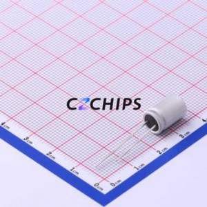 ตัวเก็บประจุแบบแข็ง SPTOJM102F12OR แบบ Through Hole (THT), ขนาด D8xL12 มม. 1000uF 20% 6.3V 3.5 มม. - Product Image 2