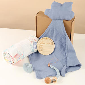 Coffret cadeau pour bébé avec jouet puzzle à mâcher et <span class=keywords><strong>couverture</strong></span> pour nouveau-né, cadeau de <span class=keywords><strong>naissance</strong></span>, nourrisson de 0 à 3 ans - Product Image 2