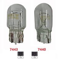 Ampoules halogènes T20 7440 7443 WY21W W21W 7443 W21/5W T20, lumière de recul de secours Super brillante pour lampe de signalisation de voiture 12V ambre rouge
