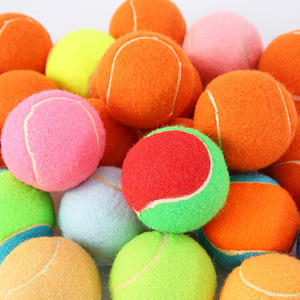Đầy Màu sắc Squeaky Tennis Balls cho chó bán buôn bền Pet quả Bóng đồ chơi với âm thanh lý tưởng cho lấy đào tạo nhỏ lớn giống - Product Image 6
